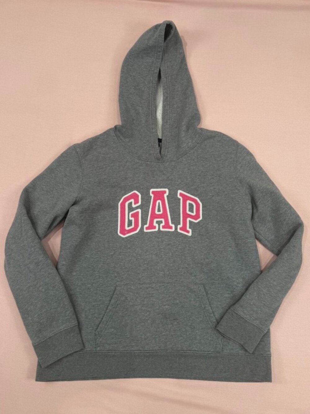 Grey & Pink Gap Hoodie